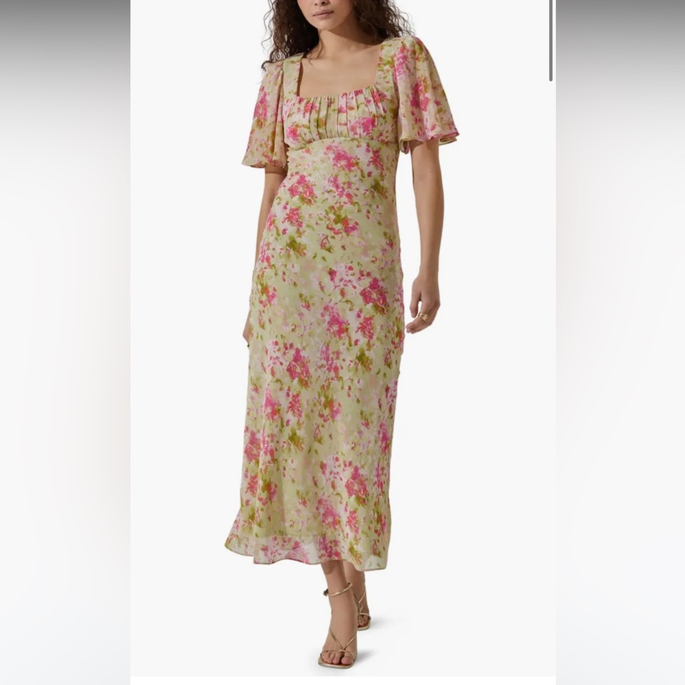 ASTR Floral Formal Maxi Dress Size Small